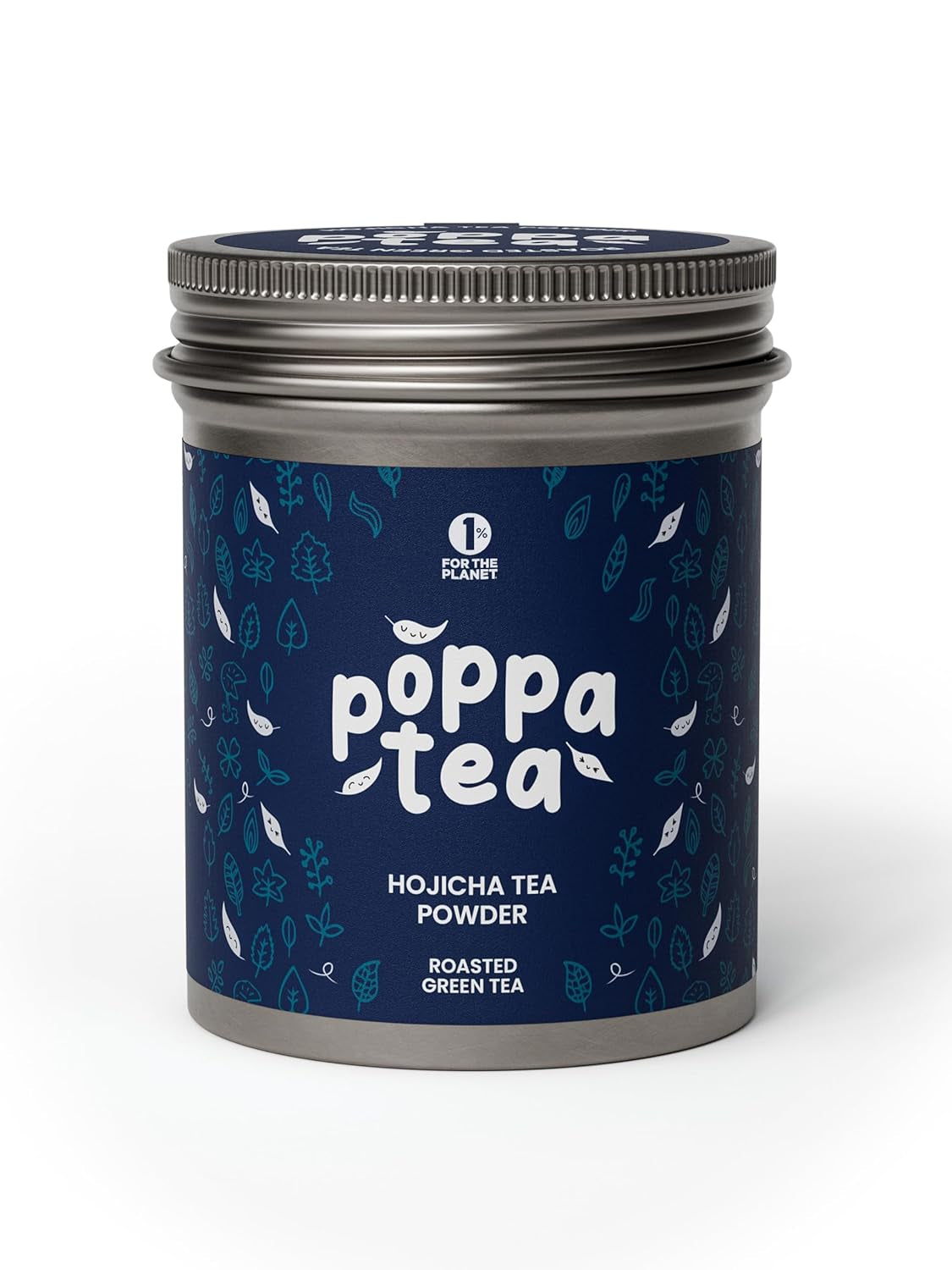 Poppatea Hojicha Tea Powder - Tè verde tostato (sacchetto di ricarica da 50 g)
