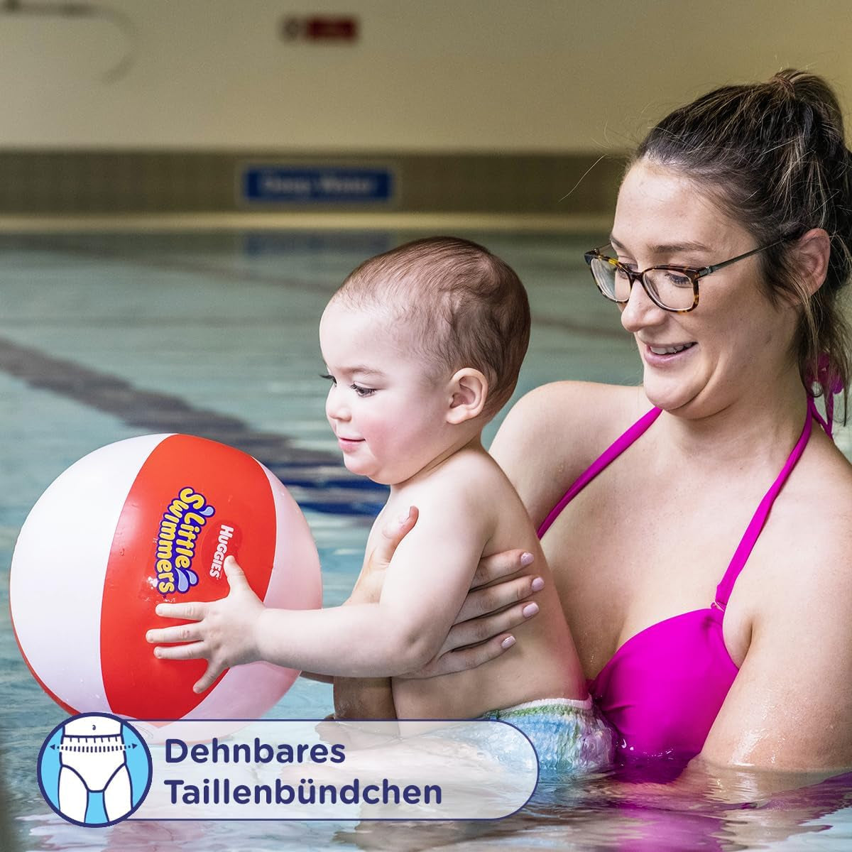 Huggies Little Swimmers Schwimmwindeln, taglia 2-3 (3-8 kg), 1 confezione con 20 pezzi