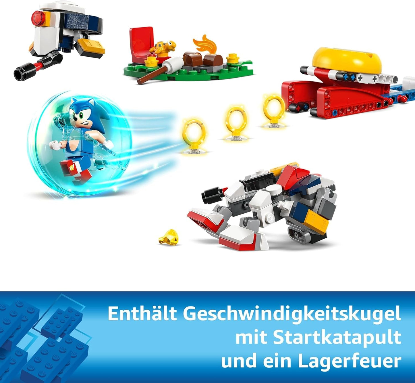 LEGO Sonic the Hedgehog Sonics Resa dei conti al falò Gioco giocattolo per bambini e appassionati di videogiochi Set da costruzione per ragazzi e ragazze Set di avventure di 7 anni Set da collezione 77001 Beuche den LEGO-Store