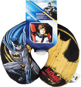 DC Comics Morbido Batman Cuscino da viaggio per auto per la sicurezza dei bambini Comfort Supereroe Bat Man, Cuscino da viaggio Auto, Azzurro, Taglia unica Cuscini da viaggio Naty Shop