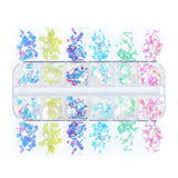 JMEOWIO Glitter per unghie 12 griglie Sirena Decorazione per unghie Accessori per unghie Design per unghie
