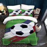 Biancheria da letto per bambini, calcio, microfibra di poliestere Biancheria da letto - bambini Naty Shop Verde 200 X 200 Cm