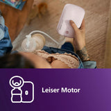 Philips Avent Elektrische Natural Motion Milchpumpe - Set Zum Abpumpen, Aufbewahren und Füttern Inkl. Flaschen, Schnuller Und Becher (Modell SCD340/31) Accessori per Alimentazione e Allattamento Bebe Naty Shop