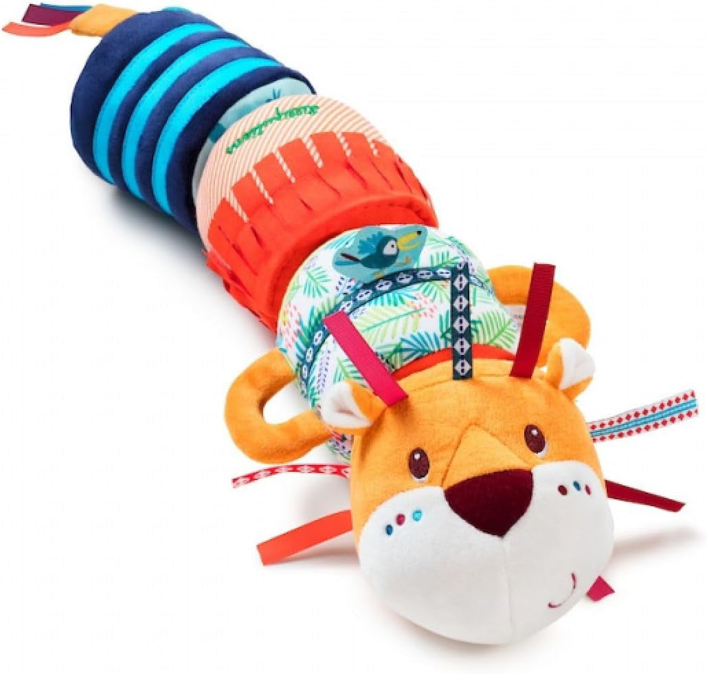 Lilliputiens - Rullo sonoro Jack Velcro - Gioco di attività colorato per neonati con diversi suoni e sonagli rimovibili - Stimola l'ascolto e le capacità motorie - A partire da 6 mesi - 83064 Baby Toys Naty Shop