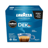 Lavazza A Modo Mio Dek Cremoso, 256 capsule caffè, per espresso decaffeinato con note aromatiche di mandorle e candite, 100% Arabica, intensità 7/13, tostatura media, 16 confezioni