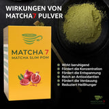 ® Ceremonial Matcha Powder X Melograno 100G [Supporta la perdita di peso e il metabolismo] - Tè verde per uno stile di vita attivo e sano - Tè verde senza additivi (puro e naturale)