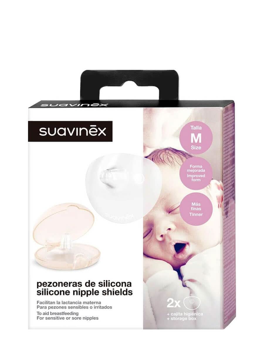Suavinex 3304105 - Brustwarzenschutz 2Er Pack/Trasparente Accessori Alimentazione e Allattamento Bebe Naty Shop