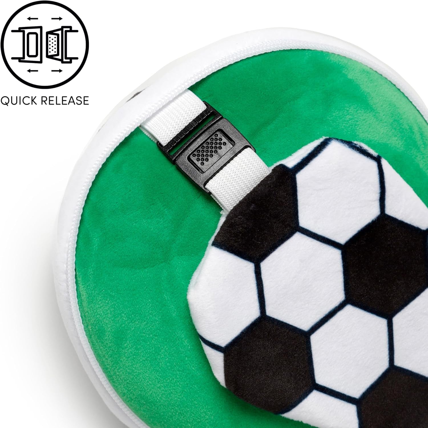 Cuscino da viaggio con maschera Relaxeazzz - Calcio Cuscini da viaggio Naty Shop