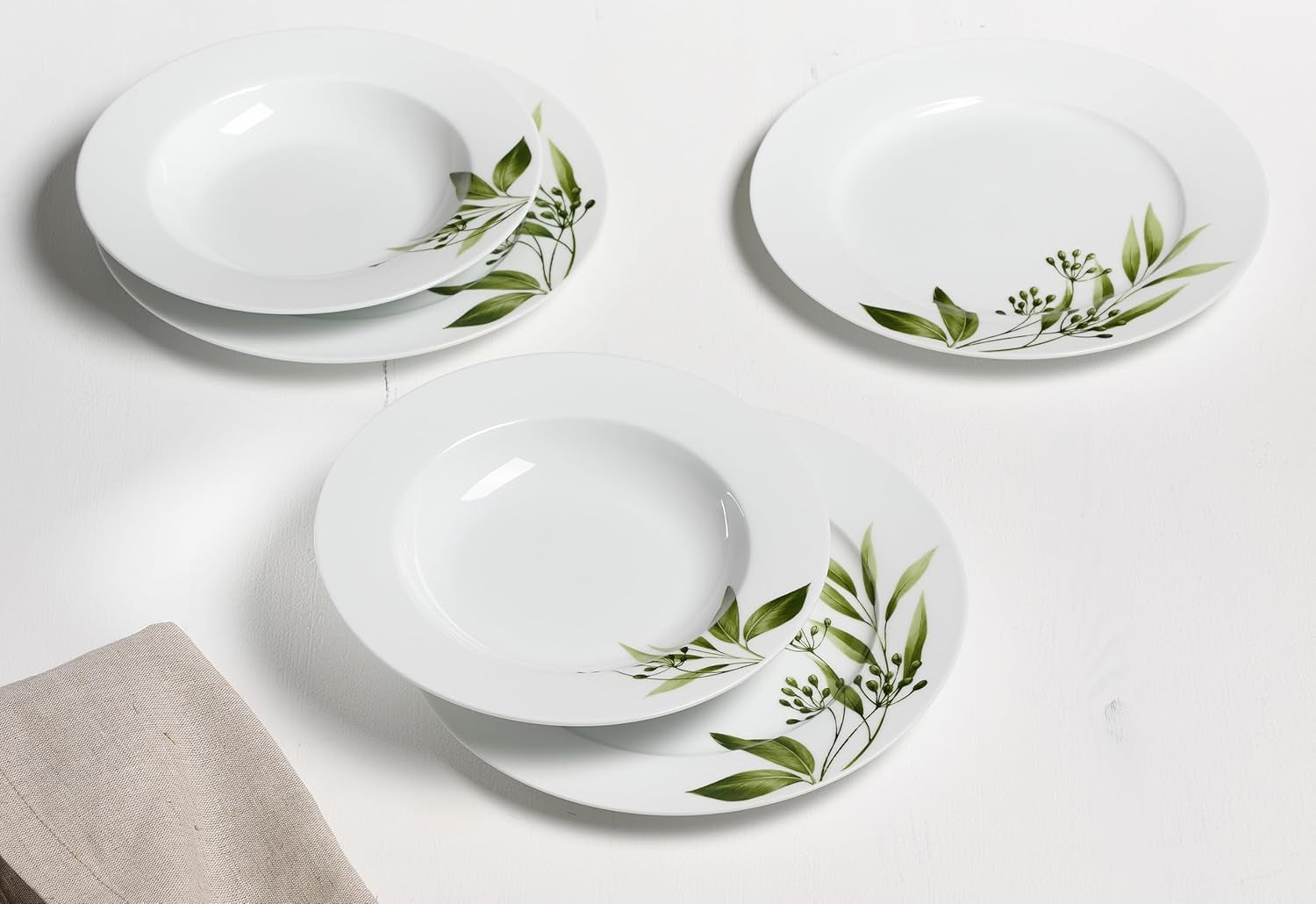 Servizio da tavola Ritzenhoff & Breker Evora, 12 pezzi, porcellana, bianco