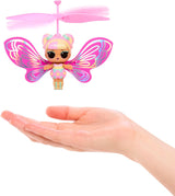 LOL Sorpresa! Magic Flyers Fairies Tots - Flower Child - Includes 1 doll and 1 magic wand in a flower-shaped pack, 2 to collect, Rose