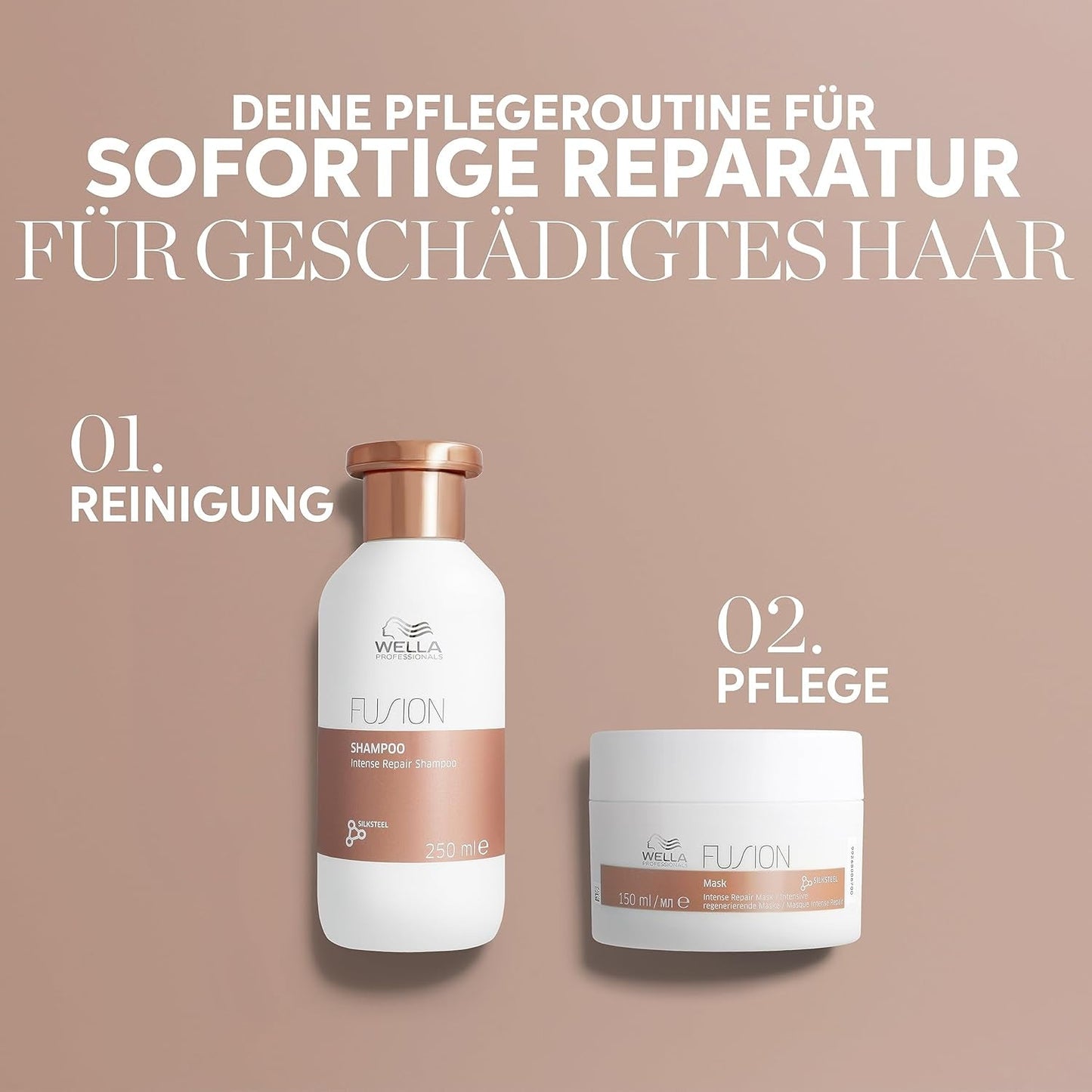 Wella Professionals Fusion Intense Repair - Cura professionale per capelli danneggiati Wella Doccia e Bagno