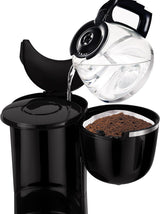 Tefal CM3408 Mini caffettiera in vetro (600 W, 6 tazze) nero/acciaio inossidabile, CM340811