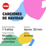 Personaggio sonoro - Canti natalizi - canzoni - giocattolo, contenuto educativo, in spagnolo, per ragazze e ragazzi da 0 anni, multicolore, FFL30004 Jucarii Bebe Naty Shop