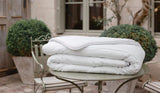 COLAS NORMAND Piumino caldo, lavabile a 95°C, 240 X 220 Cm, resistente, in microfibra, morbido, setoso e confortevole, prodotto in Francia, bianco Trapunte e trapunte Naty Shop