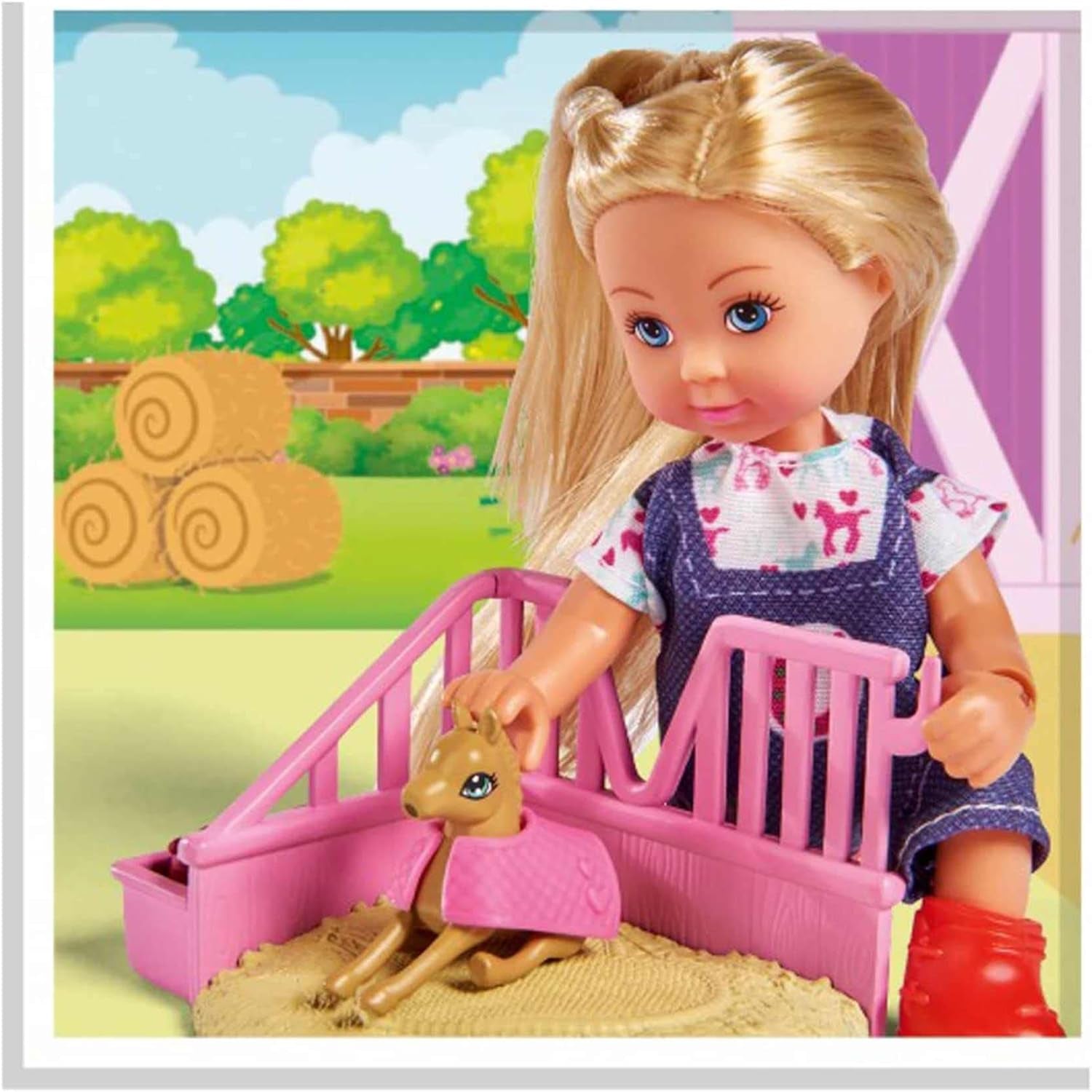 Simba Evi Love Clinica Veterinaria giocattoli per bambini dai 3 anni in su, 24 x 5,5 x 16 cm