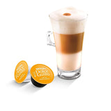Latte Macchiato | 96 Kaffeekapseln & Latte Macchiato Caramello | 48 Kaffeekapsel | Miscela Arabica Robusta | Feines Caramell Aroma e leckerer Milchschaum