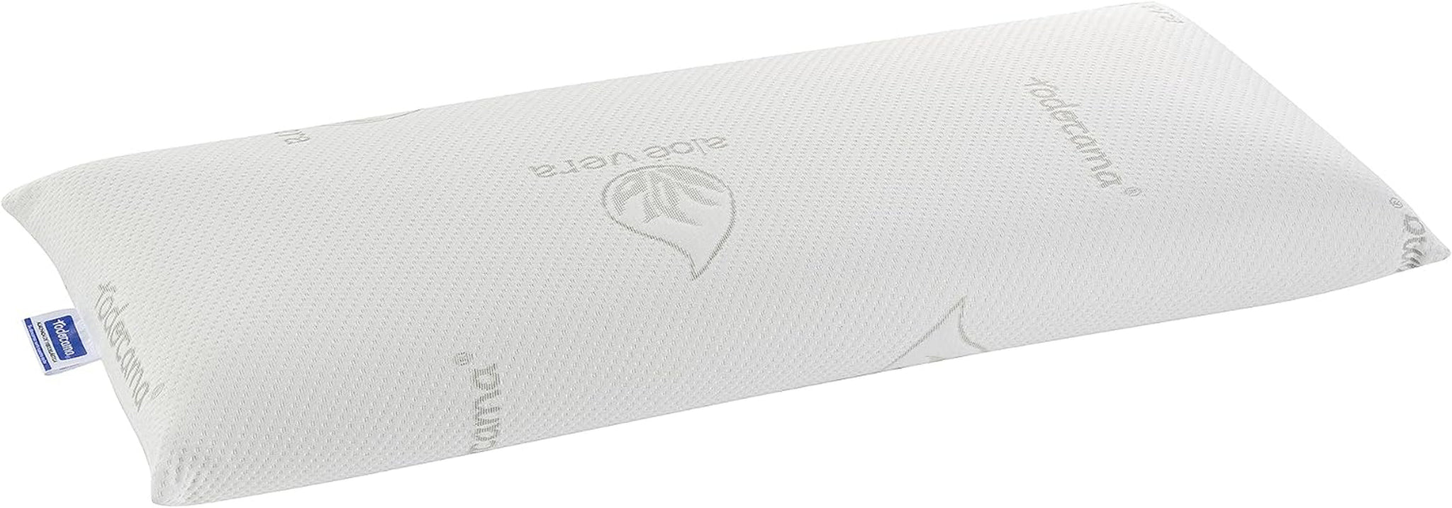 Todocama - Cuscino memory, aloe vera, 2 pezzi, 70 cm, bianco Cuscini standard Naty Shop