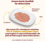 Almo Nature HFC Jelly cibo umido per gatti - con tonno, confezione da 24 (24 x 55g)