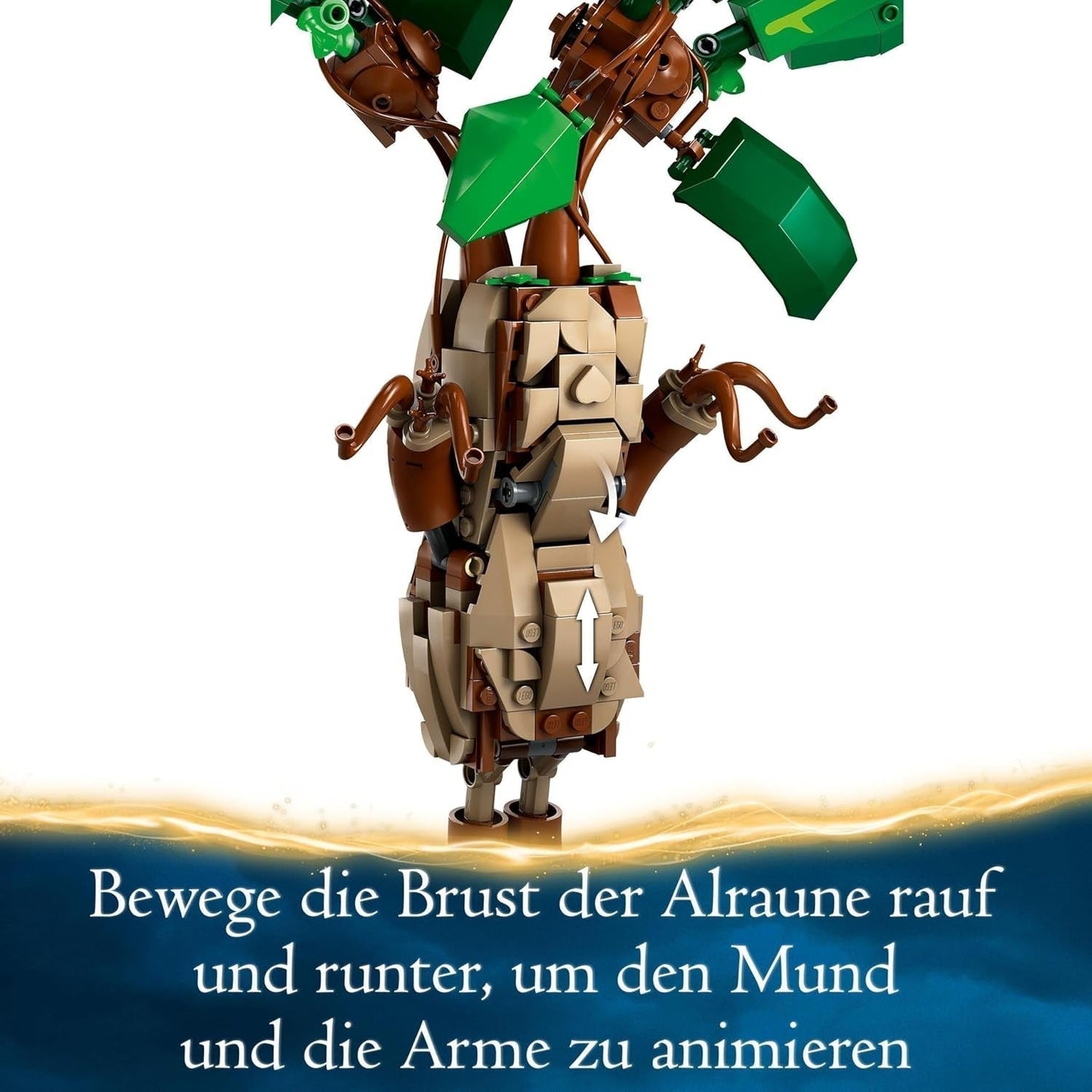 LEGO Harry Potter Pianta da pozione magica: Mandragora, giocattolo con pianta in vaso, regalo magico per ragazze, ragazzi e tutti i fan, fantasioso set da gioco per bambini, decorazione per la casa 76433 Set da costruzione Besuche den LEGO-Store