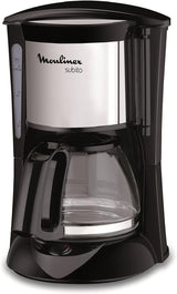 FG150813 Caffettiera Subito, 6 tazze, Nero/Acciaio inox