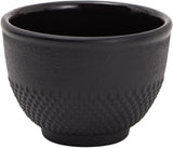 Juvale Set da tè giapponese con teiera in ghisa (1200 ml), piattino e 2 tazze, set da tè stile Tetsubin, nero