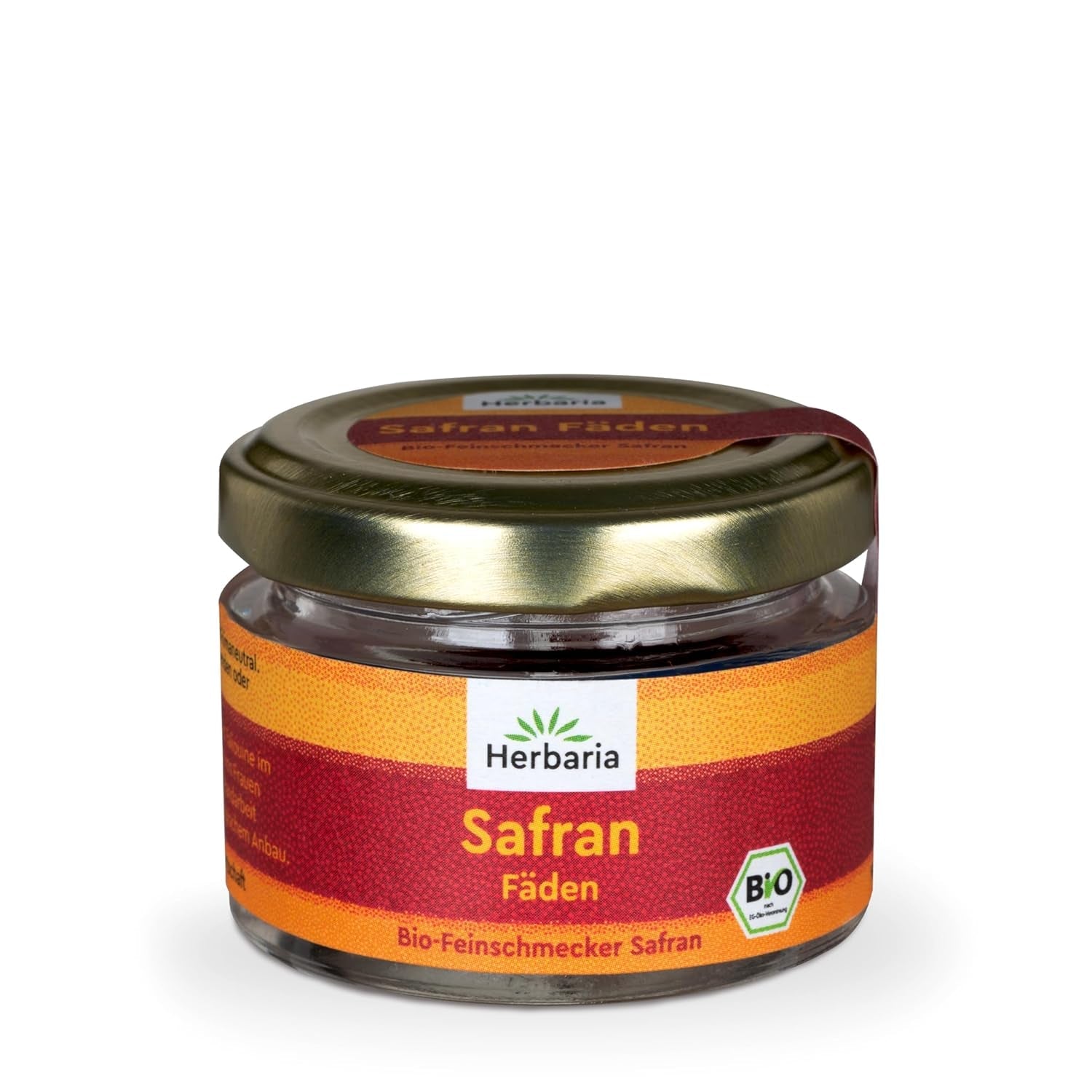 Herbaria Safran-Fäden bio 0,5g in vetro – SafranFäden bio aus dem bereicht Safran-Ort Taliouine in Marokko – Safranfäden in Premium Bio-Qualität – Saffron Premium - Safran première catégorie