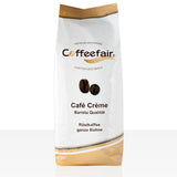 Coffeefair Cafe Creme Kaffeebohnen in Barista Qualität - 1kg per Kaffeevollautomaten, Mischbohne per Kaffee oder Espresso verwendbar, schonende Trommelröstung
