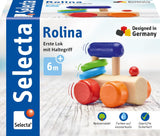 Selecta Giocattolo con cattura della locomotiva, 8,5 cm, Legno, 6 mesi - 3 anni, Locomotiva con anelli a sonaglino Giochi per bambini Naty Shop Titolo predefinito
