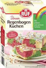 RUF Mix per torte, vari colori Glasse e Decor Naty Shop 840 grammi Rainbow Cake