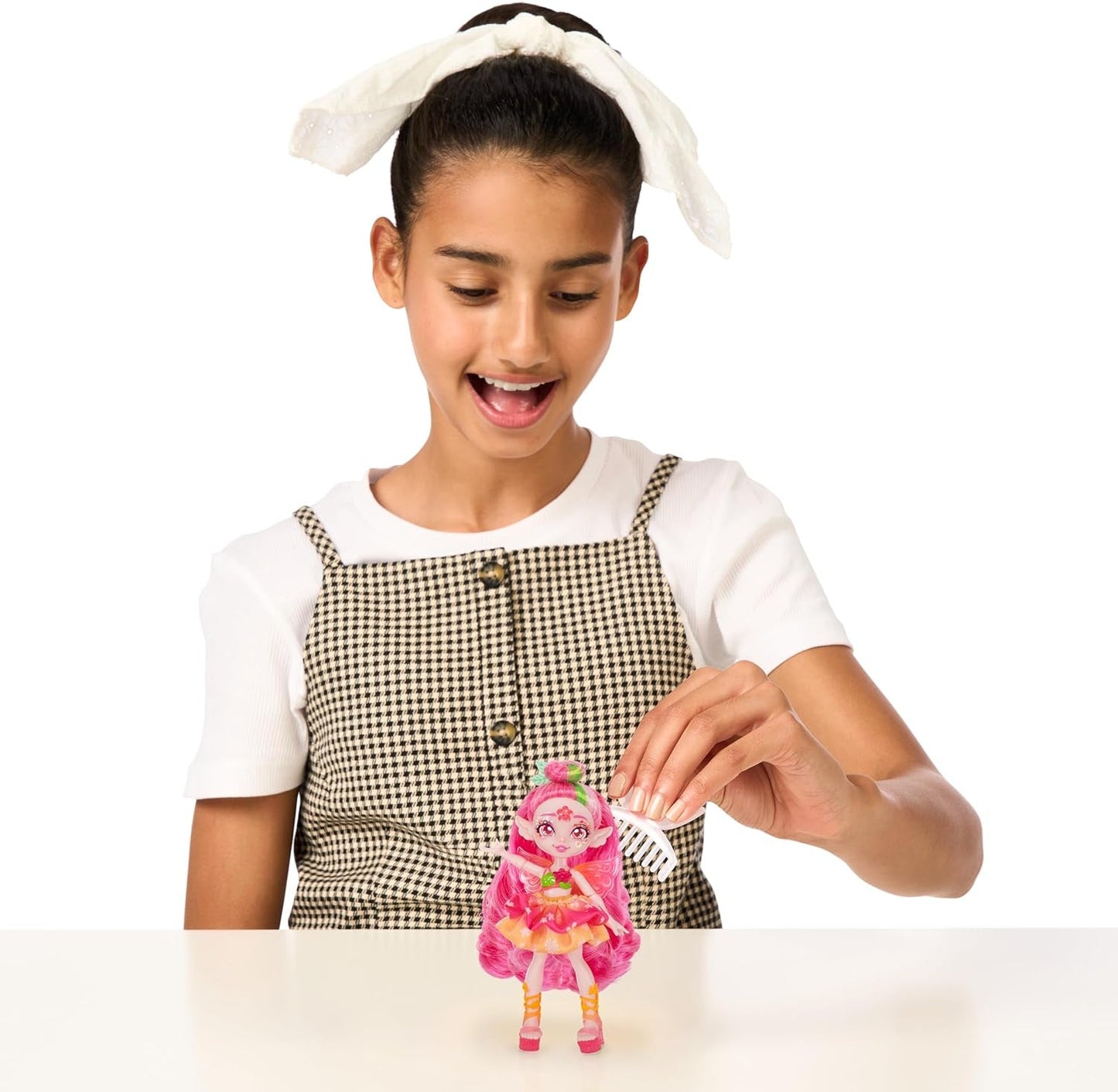 Bambola Pixlings Faye Deer: la magica rivelazione della bellissima e dettagliata bambola Pixlings da 16,5 cm in una bottiglia di pozione magica