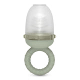 Suavinex Protezione da masticare per bambini Silicone alimentare con coperchio Facile da pulire Lavabile in lavastoviglie e adatta al congelatore Lenisce le gengive 6 mesi Verde