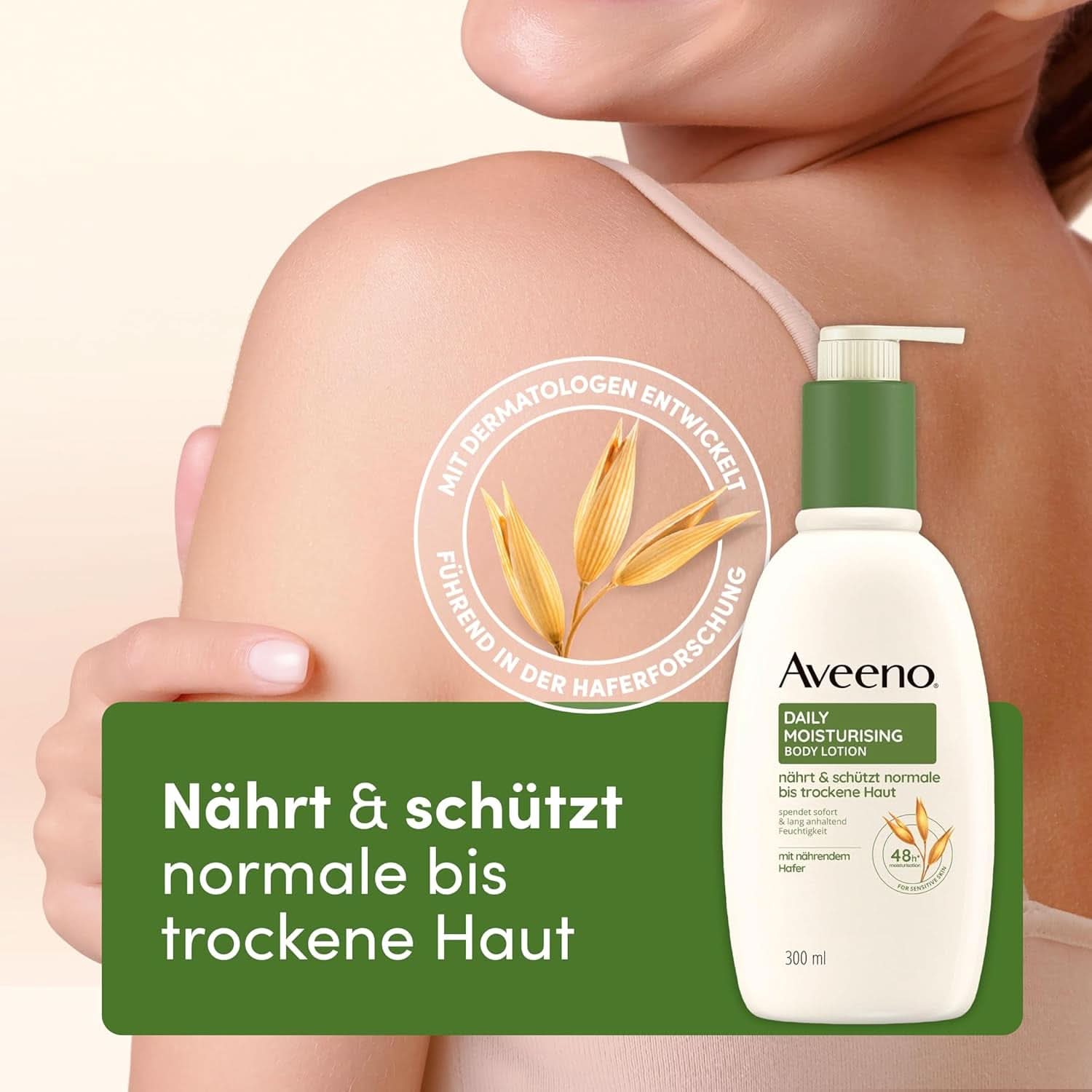 Aveeno Lozione Corpo Idratante Quotidiana, 300 ml Cosmetici e Bellezza Naty Shop