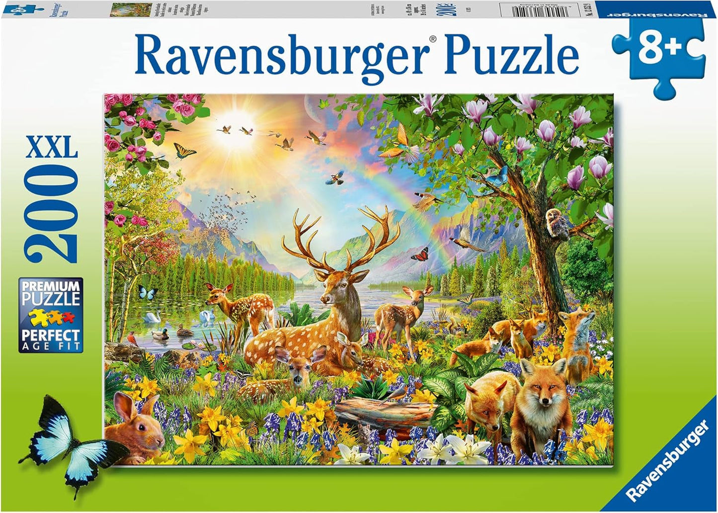 Ravensburger Puzzle per bambini - 13352 Graziosa famiglia di cervi - Puzzle da 200 pezzi per bambini dagli 8 anni in su Puzzle Naty Shop Titolo predefinito