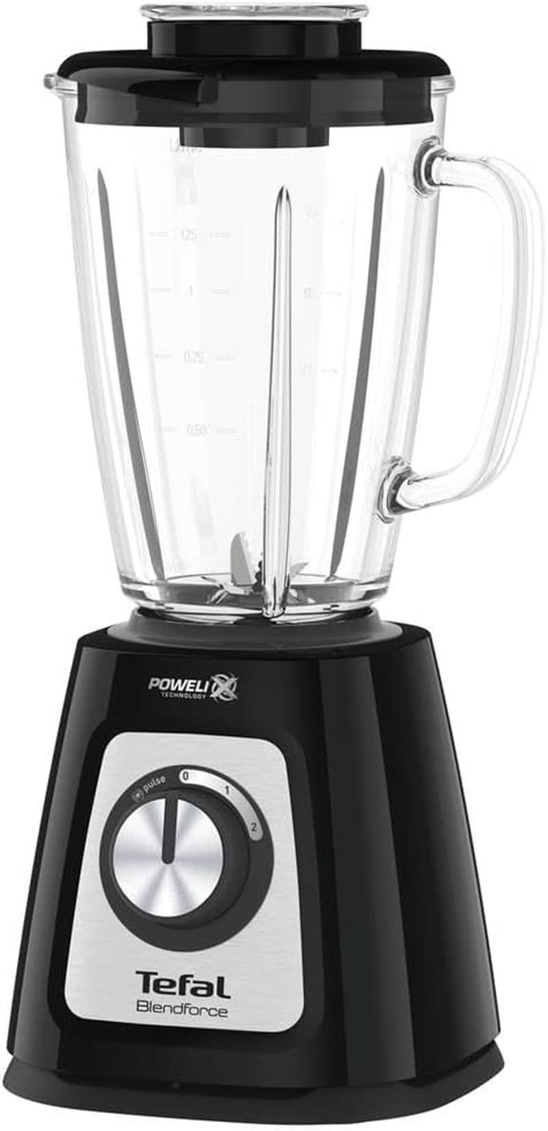 Tefal BL435831 BL4358 Robot da cucina, Vetro, 1,75 Litri, Schwarz Cucina Naty Shop