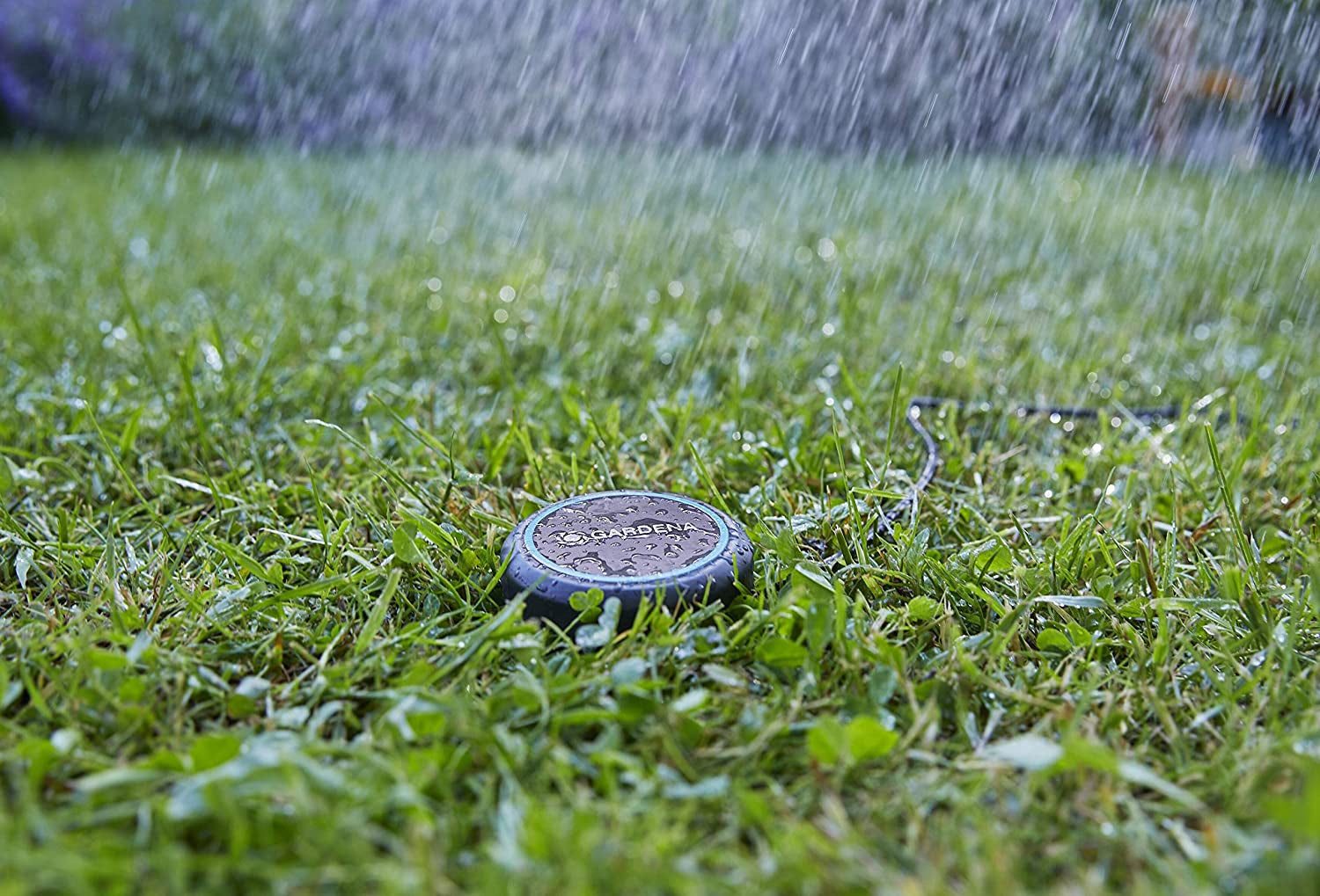 Cavo di prolunga Gardena (10 m) per sensore pioggia e sensore umidità del suolo, cavo di collegamento con sistema Easy Click, estensibile fino a 105 m, per uso sopra e sotto terra (01868-20)