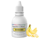 Sugarflair Kosher Banana Natural Food Flavor Gocce dal sapore intenso per torte, muffin, glasse, bevande, gelati - 100% sapore naturale - 30 ml