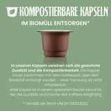 Caffè Vergnano 1882 - Èspresso Kompostierbare Kaffeekapseln , compatibile con Nespresso, Intenso (Intenso) - Packung Enthält 100 Kapseln
