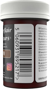 Pasta colorante alimentare marrone Sugarflair, colorante alimentare pastello altamente concentrato per crema al burro, fondente, glassa reale, decorazioni per torte e altro ancora! Colorante alimentare vivace! - 25 g