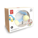 Hape Macchinina con Rotolo e Sonaglio, Giocattolo per Bambini Bebe Naty Shop Toys