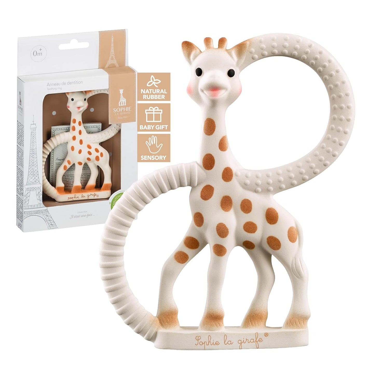 Giocattolo per la dentizione Sophie, la giraffa, SOFT, 010318