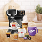 Macchina per caffè espresso Tassimo My Way con 2 capsule TAS6502 con filtro per l'acqua, oltre 70 bevande, personalizzazione delle bevande, varietà di caffè, erogazione facile, 1500 W, Nero