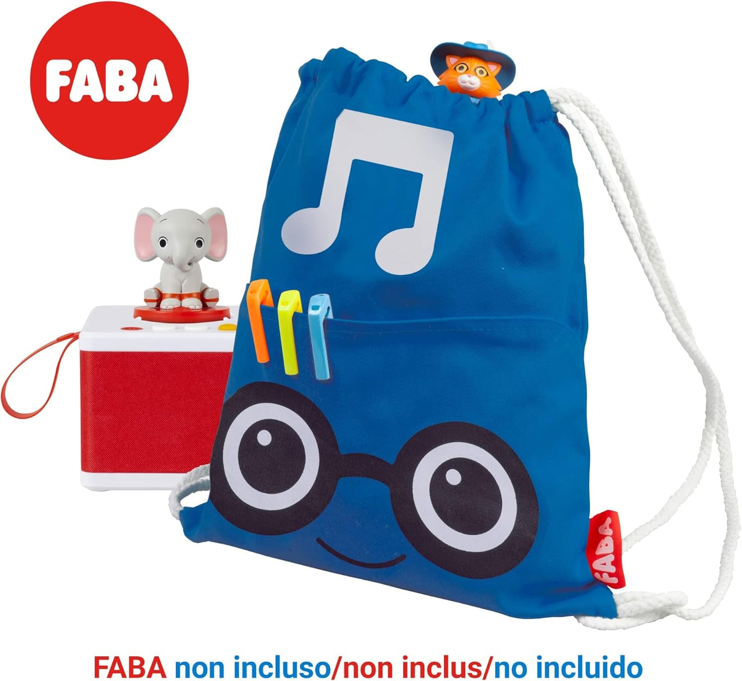 FBB10002 Personaggio con suono, blu Giocattoli Bebe Naty Shop