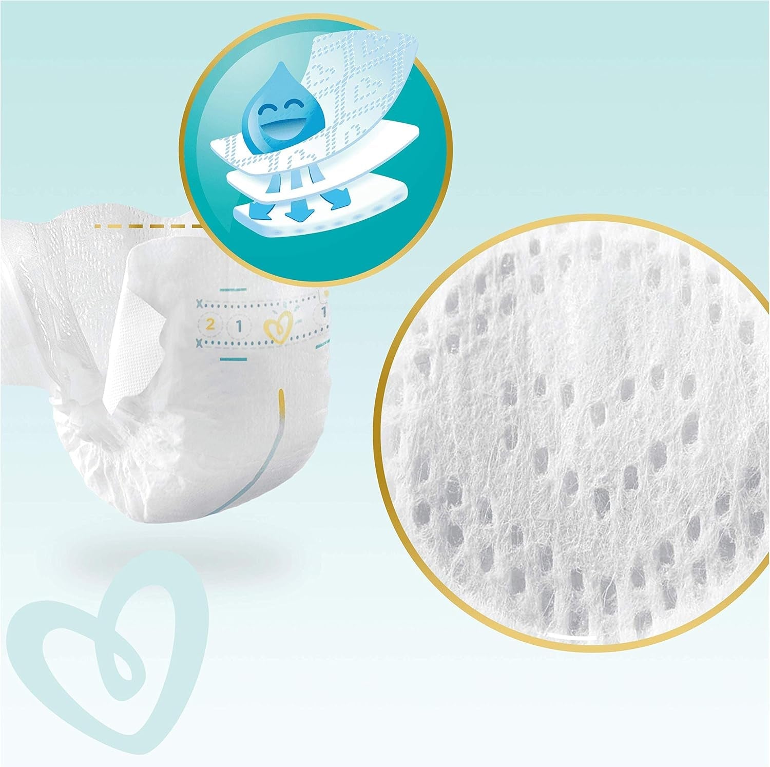 Pampers Protezione Premium Sterline, Taglia: 0