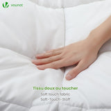 VOUNOT Piumino 155X200Cm, Set Piumini Invernali 4 Stagioni da 2 500G/M², composto da 2 piumini annodati insieme Piumino Adattabile per l'estate e l'inverno, Piumini e Trapunte Standard Oeko-Tex Naty Shop