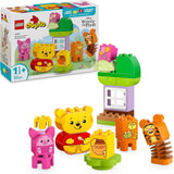 LEGO DUPLO - Disney Festa di compleanno di Winnie the Pooh - giocattolo educativo per bambini in età prescolare - set di 3 minifigure, tra cui Winnie the Pooh, Tigro e Maialino - idea regalo per ragazzi e ragazze da 1,5 anni 10457 Set da costruzione Beuche den LEGO-Store Titolo predefinito