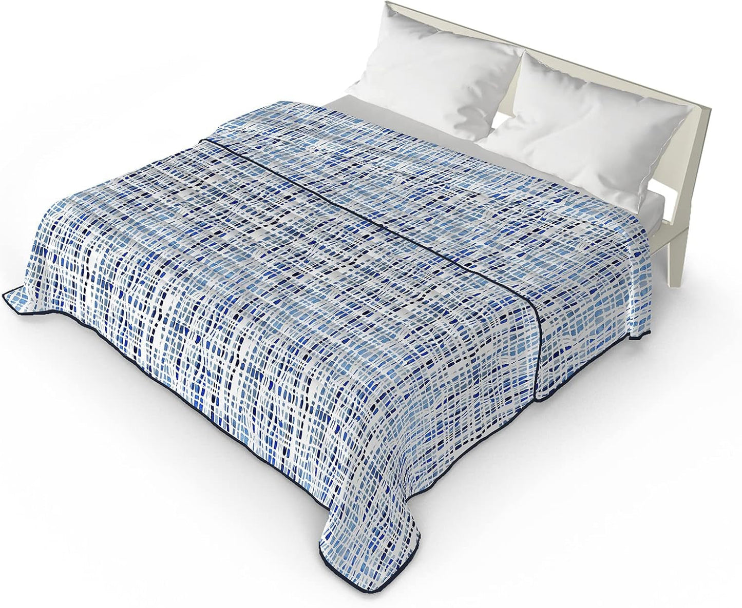 Biancheria da letto italiana Basic Trapunta estiva Trapunte e trapunte per letto matrimoniale in microfibra di vetro Naty Shop