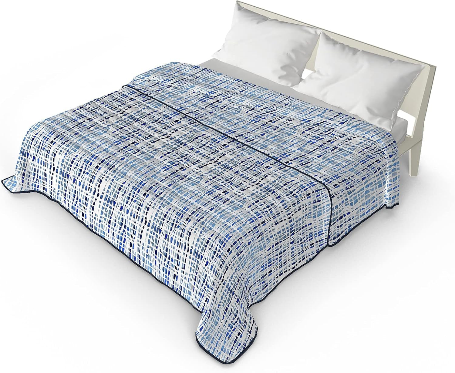Biancheria da letto italiana Basic Trapunta estiva Trapunte e trapunte per letto matrimoniale in microfibra di vetro Naty Shop