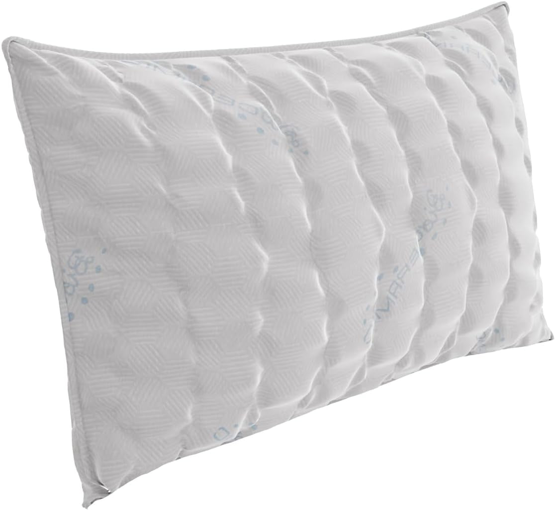 Biancheria da letto italiana MB Home Italia, cuscino, bioceramica, grigio chiaro, 45 x 75 cm Naty Shop cuscini standard