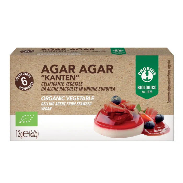 Probios Agar Agar macinato 12g (6x2g), Eco Naty Shop