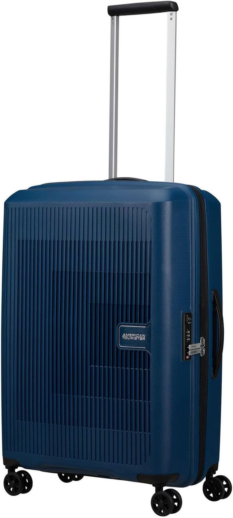 American Tourister Aerostep - Spinner L, valigia espandibile, 77 cm, 101,5/109 L, arancione (arancione brillante) Bagagli e attrezzatura da viaggio Naty Shop Blu (blu navy) M (67 cm - 66,5/72,5 L)